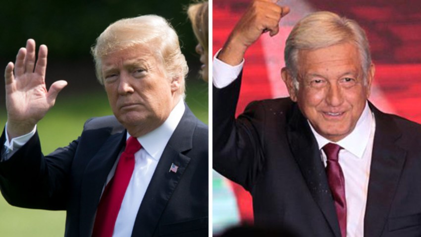 Presidentes de EEUU y México