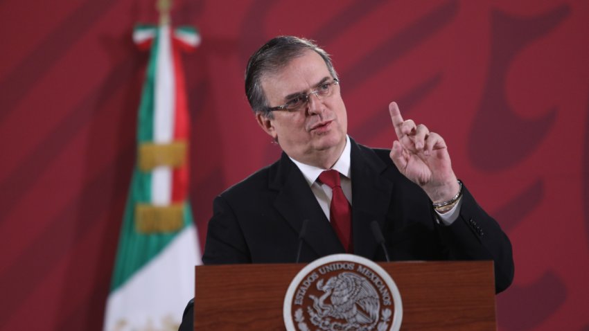 Canciller mexicano Marcelo Ebrard.