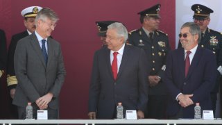 Representantes de ONU y México en inauguración de centro de paz.