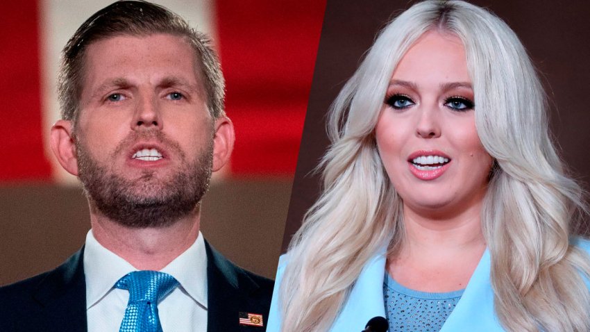 Los hijos de Trump durante la segunda noche de la Convención Republicana