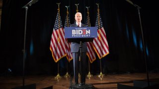 El virtual candidato presidencial demócrata Joe Biden.