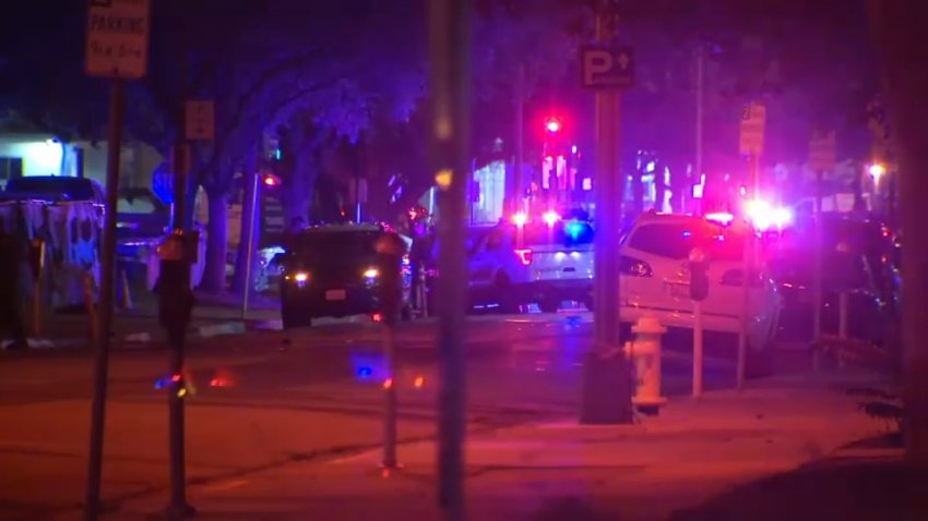 Multiple law enforcement vehicles  respond to the Main Jail in San Jose for an armed suspect inside Wednesday morning. (Aug. 5, 2020)