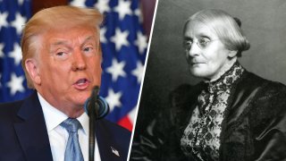 Trump y Susan B Anthony