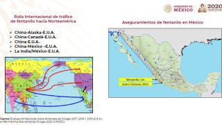 Ruta del fentanilo a México