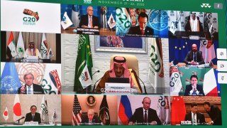 Una de las imágenes oficiales de un encuentro de la Cumbre del G20.