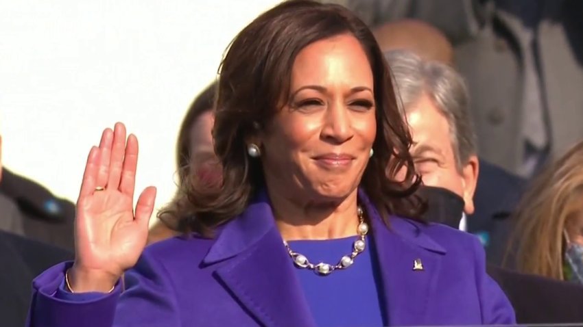 “Un momento histórico”: así se juramentó Kamala Harris