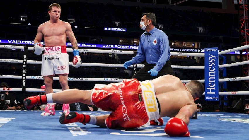 “Canelo” sale victorioso en Miami tras fulminante nocáut