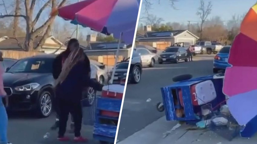 En video: grupo habría asaltado y agredido a elotera ambulante en Sacramento