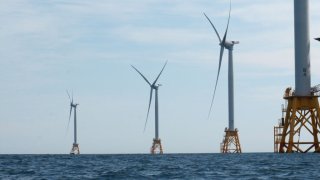Parque eólico marino Deepwater Wind en Block Island en 2016