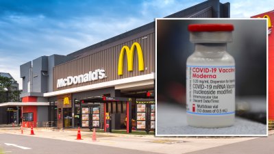 McDonald’s ofrece vacunas contra COVID-19 en California