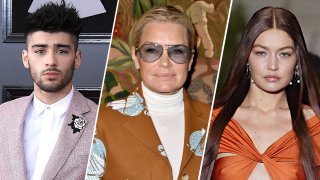 From left: Singer Zayn Malik and models Yolanda and Gigi Hadid. Malik has pleaded no contest to charges that he harassed the two during a Sept. 29 argument at the family’s home outside Philadelphia.