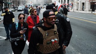 El líder del grupo ultraderechista Proud Boys, Enrique Tarrio, en una fotografía de archivo.