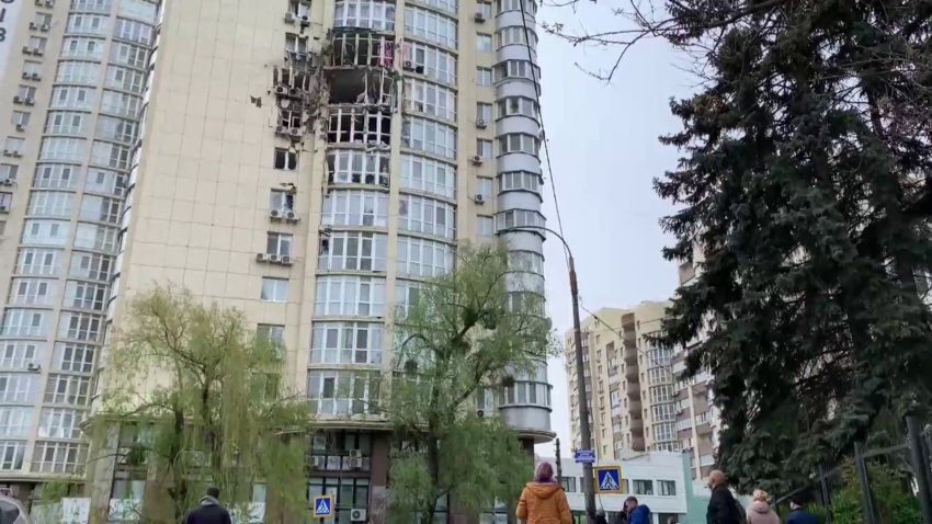 Nuevo ataque ruso con misiles y drones sobre Kiev