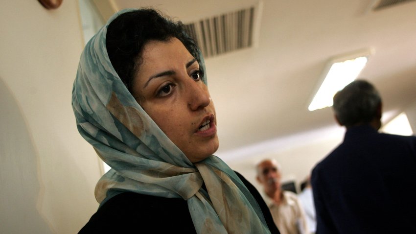 Iranian opposition human rights activist Narges Mohammadi is shown in a file picture dated June 25, 2007.