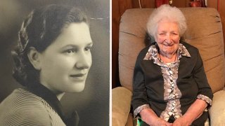 Gertrude Thomas, cumple 107 años
