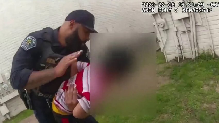 Dramático video: policías auxilian a niño hispano que se asfixiaba con un caramelo
