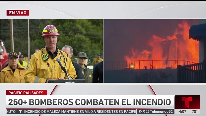 Conferencia de prensa: Las autoridades brindan información sobre el incendio en Pacific Palisades