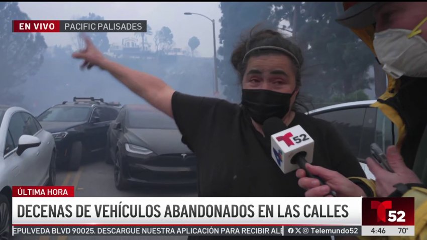 Mujer cuenta cómo tuvieron que correr para salvar sus vidas por incendio en Pacific Palisades