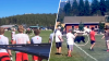 Oso interrumpe práctica de fútbol en una preparatoria en el área del lago Tahoe