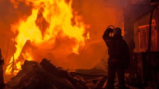 Combate de incendios