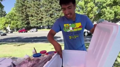 Así enfrentan las altas temperaturas vendedores ambulantes de Sacramento