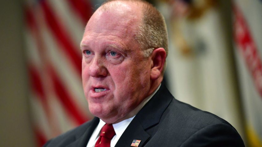 WASHINGTON, DC – MARCH 20:  Thomas Homan, acting director of Immigration and Customs Enforcement, delivers remarks during a law enforcement roundtable on sanctuary cities held by President Donald Trump, in the Roosevelt Room at the White House on March 20, 2018 in Washington, D.C. (Photo by Kevin Dietsch-Pool/Getty Images)