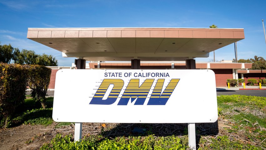 Fullerton, California USA – January 16, 2020 DMV Office in Fullerton California Front of Building