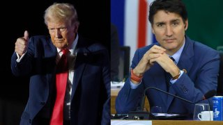 Trump llama "tóxica" a la exministra de Finanzas canadiense y "gobernador" a Trudeau