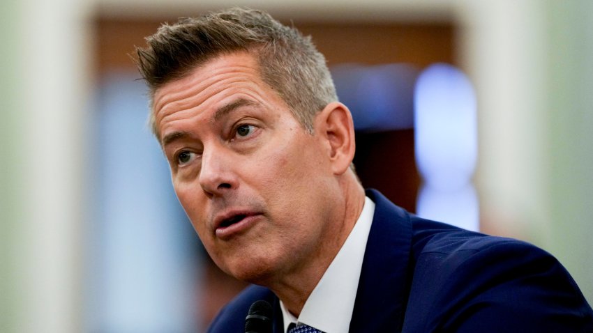 Sean Duffy, former Republican Representative from Wisconsin and US secretary of the transportation nominee for US President-elect Donald Trump, during a Senate Commerce, Science, and Transportation Committee confirmation hearing in Washington, DC, US, on Wednesday, Jan. 15, 2025. Trump’s choice to lead the US Transportation Department plans to tell lawmakers that he’ll cut red tape slowing big infrastructure projects if confirmed for the role. Photographer: Kent Nishimura/Bloomberg via Getty Images