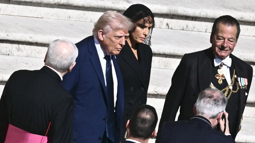 Los Trump y los Biden llegan al funeral del papa Francisco