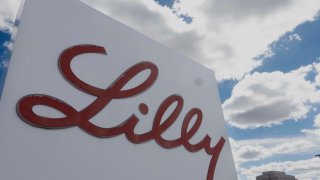 Fachada del edificio de la compañía Eli Lilly, en Indiana.