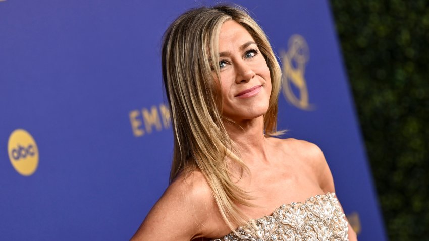 Jennifer Aniston at the 76th Primetime Emmy Awards held at Peacock Theater on September 15, 2024 in Los Angeles, California.  (Photo by Michael Buckner/Variety via Getty Images)