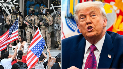 “Son animales”: Trump critica a manifestantes contra ICE en Los Ángeles