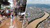 Hasta con el agua al cuello: rescatan a residentes en China tras devastadores inundaciones