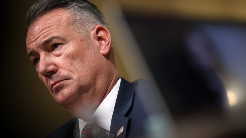 Acting Director of U.S. Immigration and Customs Enforcement (ICE) Todd Lyons prepares to testify during a House Homeland Security Committee hearing on February 10, 2026 in Washington, DC. The Department of Homeland Security has faced criticism over law enforcement tactics targeting undocumented immigrants and the killing of two U.S. citizens in Minneapolis.