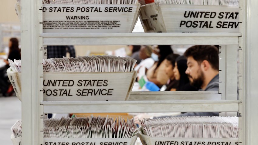 CITY OF INDUSTRY, CALIFORNIA – JUNE 02: Election workers process ballots at the Los Angeles County Ballot Processing Center in the state’s primary election on June 2, 2026 in City of Industry, California. Many voters have still not cast their ballots in California’s first round of voting which includes key races in closely watched contests for governor and Los Angeles mayor. (Photo by Mario Tama/Getty Images)