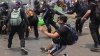 El otro resultado: 19 detenidos y 11 policías heridos al iniciar el Mundial en México