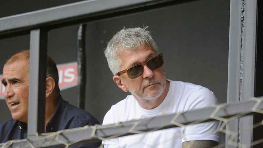 26 November 2024, Argentina, Rosario: Jorge Messi, father of Argentine soccer star Lionel Messi, watches Inter Miami’s game against Peñarol from Argentina, in which his grandson Thiago is playing. Photo: Emma Garcia/dpa (Photo by Emma Garcia/picture alliance via Getty Images)